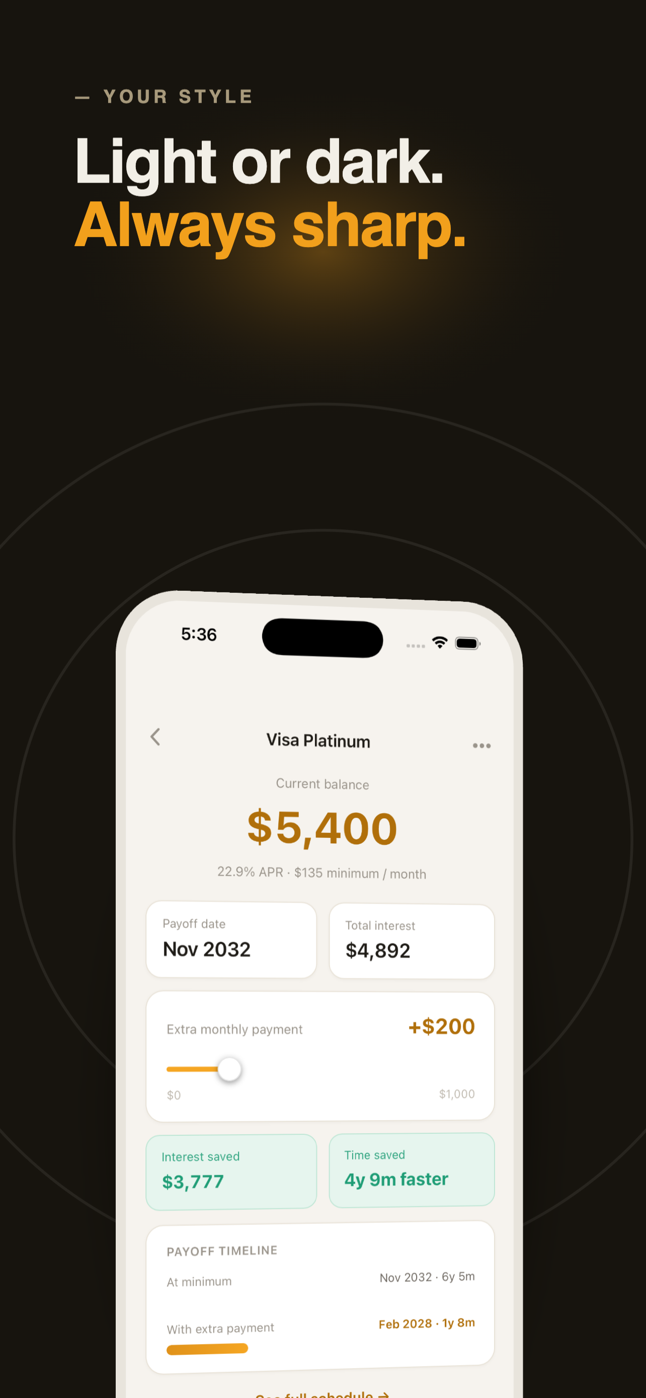 Hourglass payoff light mode